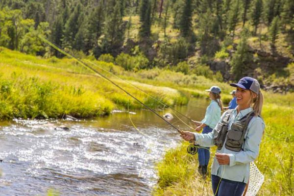 Girls Fishing at Ted Turner Ranch Vermejo - Philantopia Auction Package